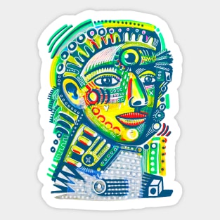 art face Sticker